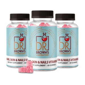 Dr. Brown's Hair, Skin & Nails Vitamins - 3 Month Supply