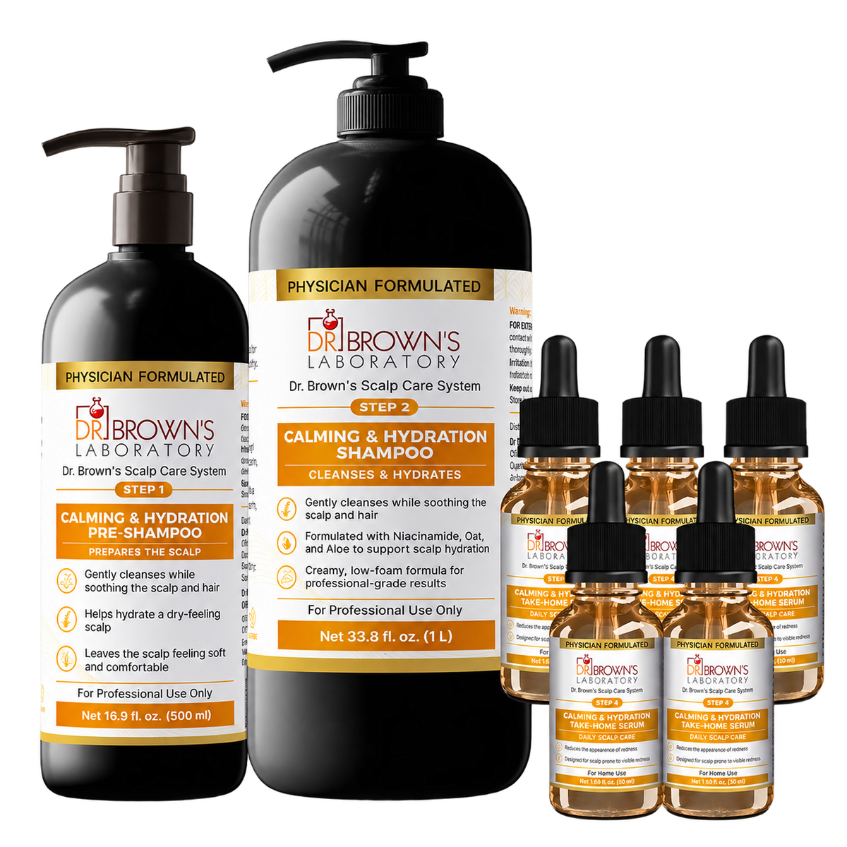 Calming&Hydration without Vial– Stylist/Barber Professional Bundle
