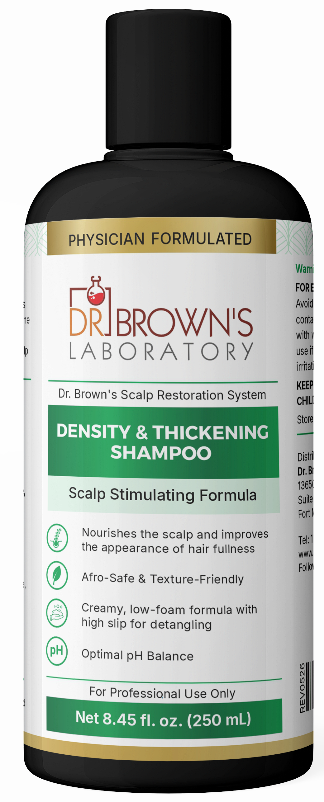 Growth & Density Shampoo " Professional Use" 250ml