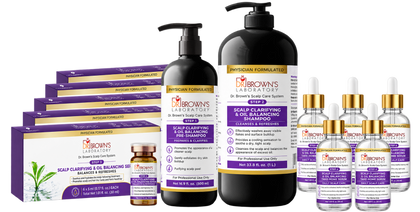 Scalp Clarifying & Oil Balancing with vial – Clinical Professional Bundle