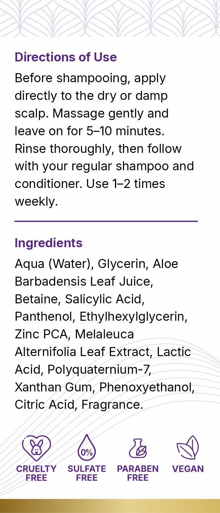 Scalp Clarifying & Oil Balancing Pre-Shampoo" 500ml
