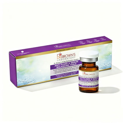Anti-Flake & Seborrheic Balancing Vials " Professional Use" 5ml*6 pcs one box