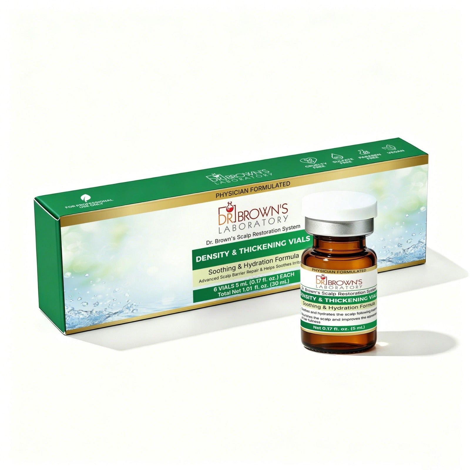 Calming & Hydration Vials " Professional Use" 5ml*6 pcs one box