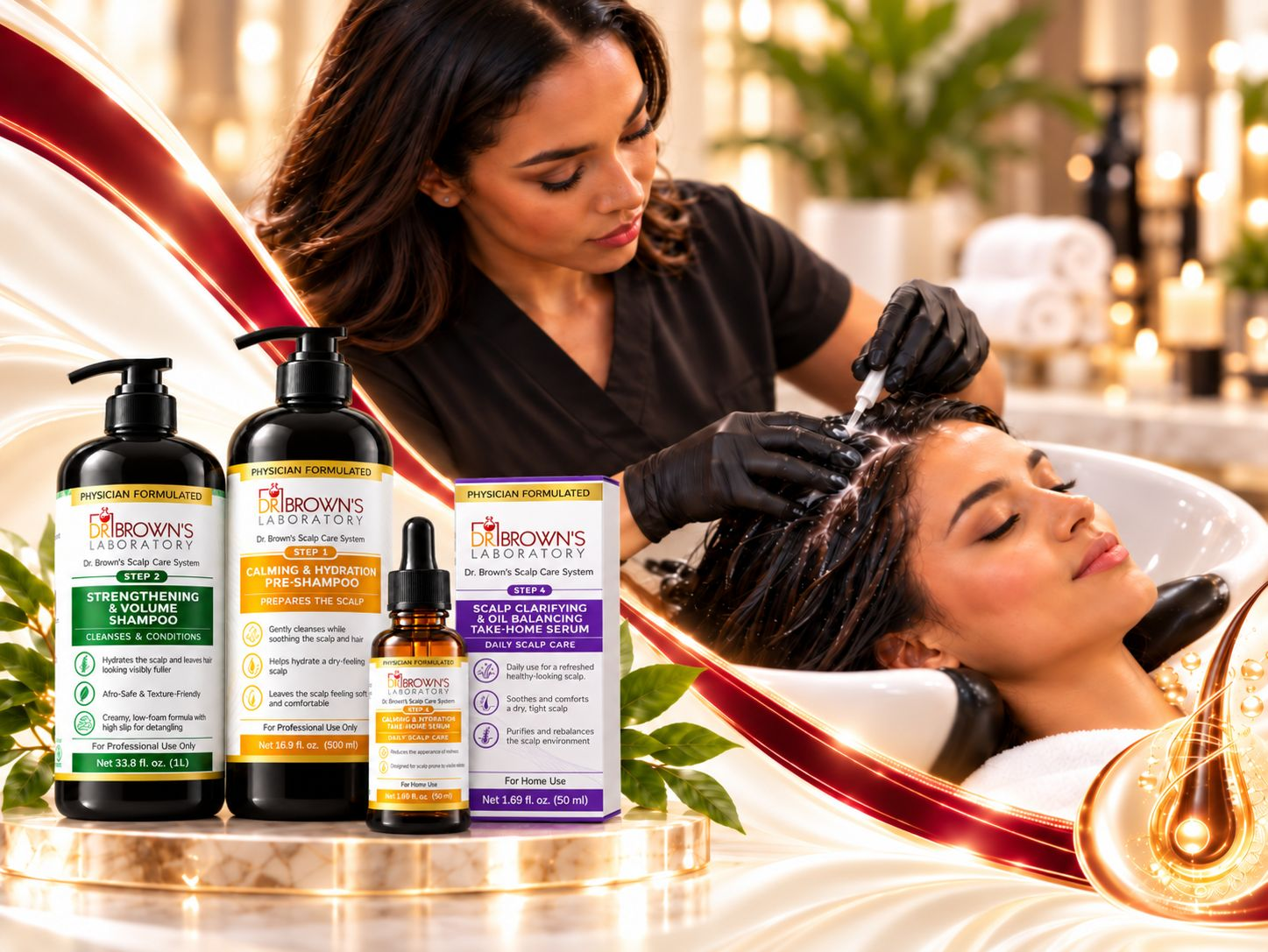 Certified in the Dr. Brown's Scalp Care System™